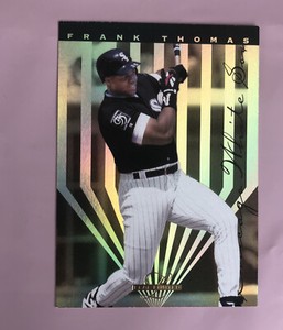 1995 LEAF LIMITED GOLD FRANK THOMAS CHICAGO WHITE SOX #1 NM