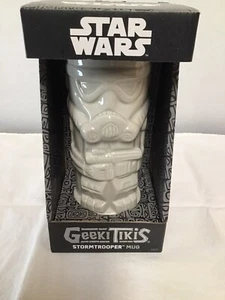 Geeki Tikis Star Wars StormTrooper Ceramic Tiki Mug White 15 oz NEW - Picture 1 of 6