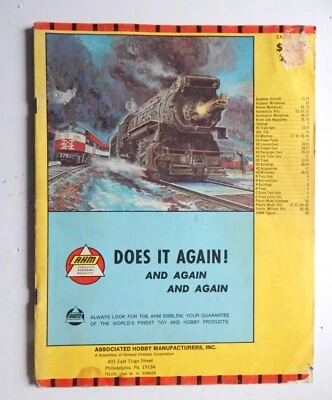 Catálogo AHM CA-11E 1973 Modelo trenes HO tanques coches soldados aviones militares Foto 1 de 4