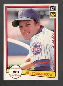 1982 Donruss Joel Youngblood New York Mets #613 Near Mint or Better - Picture 1 of 2