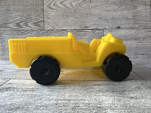 Fisher Price Little People Veicolo Camion Giallo Auto con Parte di Stoccaggio - Foto 1 di 7