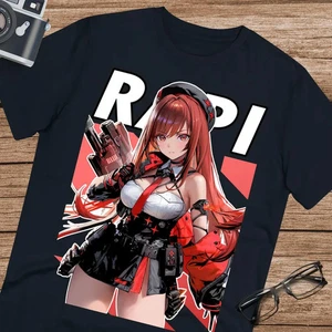 Anime Rapi Red Hood Nikke T-Shirt Größe S - 5XL schwarz Größe S - 5XL - Bild 1 von 4