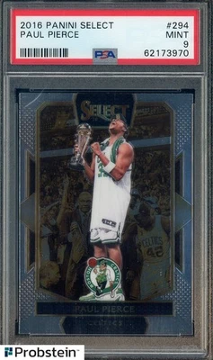 Panini Select #294 2016 Paul Pierce Boston Celtics PSA 9 como nuevo Foto 1 de 2