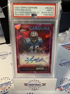 2024 Topps Chrome - Autographs Stephen Davis #BASDA Padparadscha 1/1 AU) - Bild 1 von 3