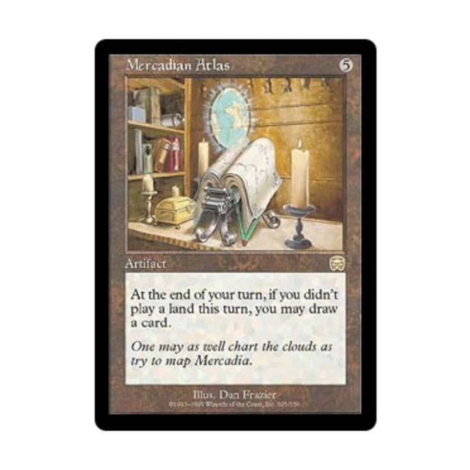 WOTC MtG Mercadian Masques Mercadian Atlas (R) (Foil) EX- - Image 1 of 1