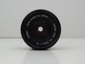 Canon FD NFD 50mm f1.8 Standard Prime MF Lens No Caps Tested JAPAN Vintage - Picture 1 of 8