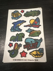 Vintage 1984 Mark 1 - Moby Dick inspiriert Scratch N Sniff Aufkleber Menge 12 Blätter - Bild 1 von 11
