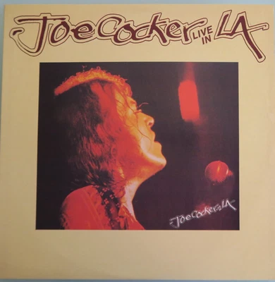 MINT Joe Cocker Live In L.A Australia pressing 12'' vinyl Lp 1976 rock rare - Image 1 of 4