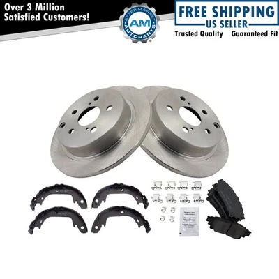 Kit de pastillas de freno y rotor de cerámica trasera para Toyota Mirai 2016 2012-2019 Prius V Foto 1 de 4