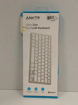 Anker Ultra Slim Bluetooth Keyboard, White - Image 1 of 4