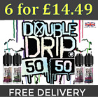 Double Drip 5050 E-liquid Vape *6x10ml for 14.49* - 50VG 50PG - 1st Class Del