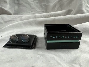 Tateossian London Cufflinks Wave Round Used - Picture 1 of 4