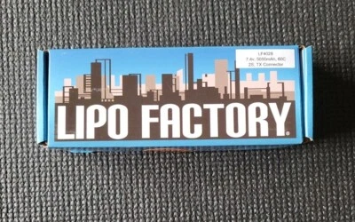 LiPo Factory 2S 7.4v 5000mah 60C LiPo w/Traxxas Connector  LF4028 *NEW unsealed - Image 1 of 4