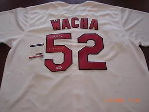 MICHAEL WACHA STLOUIS CARDINALS 2013 NLCS MVP PSA/DNA SIGNED JERSEY - Picture 1 of 2