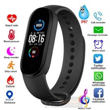 SMARTWATCH OROLOGIO M5 SMART CARDIOFREQUENZIMETRO BAND FITNESS SPORT NUOVO 2020