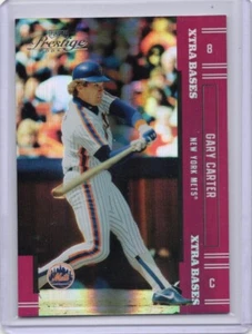 2005 Playoff Prestige GARY CARTER Xtra Bases Red parallel /150 New York Mets - Picture 1 of 2