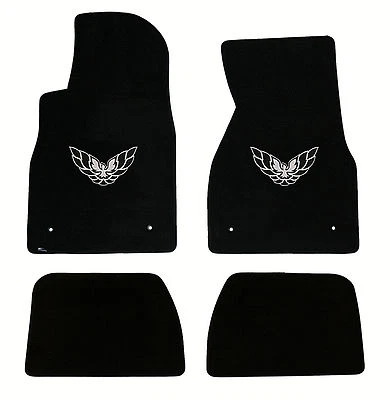 LLOYD Classic Loop FLOOR MAT SET silver logos on front mats 1993-2002 Firebird  - Image 1 of 4