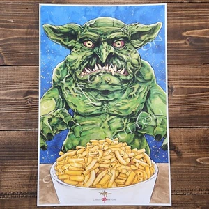 Cheddar Goblin Mandy Horrorfilm 11x17 Kunstdruck signiert von Chris Oz Fulton - Bild 1 von 1