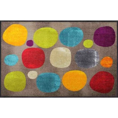 Salonloewe Broken Dots Colourful Fußmatte 115x175 cm Schmutzfangmatte waschbar - Bild 1 von 4