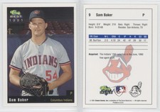 1991 Classic Best Columbus Indians Samuel Baker #9
