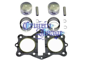 76-79 KAWASAKI KZ400 436cc BIGBORE PISTONS KIT 67mm PISTON 10-KZ400BB - Picture 1 of 1