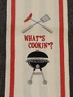 Gift For Cook New Home Hostess Kitchen Hand Towel Cookout BBQ Grill Hostess