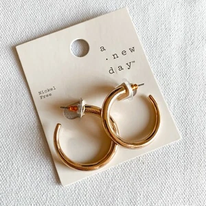 1 Paar A New Day Ohrstecker Ohrhänger Damen Modeschmuck Nickelfrei Gold - Bild 1 von 3
