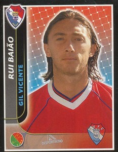 171 RUI BAIAO PORTUGAL GIL VICENTE.FC STICKER SANDWICHES FUTEBOL 2004-2005