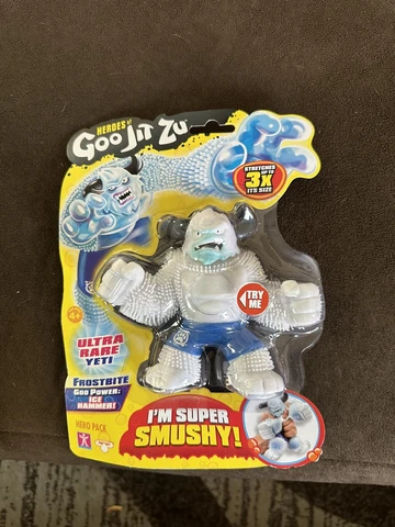 ✨Heroes of Goo Jit Zu Frostbite The Yeti Action Figure ULTRA RARE Brand NEW🧸 Cover