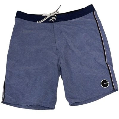 Analog AG Hombre Talla 33 Azul Board Shorts.  Bolsillo trasero. Corbata cintura. Usado en excelente estado Foto 1 de 4