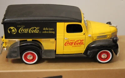 1998- Coca-Cola Coke 1947 Dodge Canopy Delivery Van Bank #27009 1/25 - Image 1 of 4