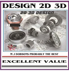 CAD 3D Easy Software | Engineering Modeling DWG Files USB  Computer-Aided Design - Picture 1 of 8