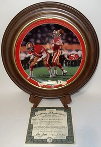 Joe Montana: King Of Comebacks Collector’s Plate Super Bowl XXIII 49ers - Picture 1 of 4