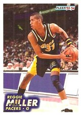 1993-94 Fleer #85 Reggie Miller Indiana Pacers HOF