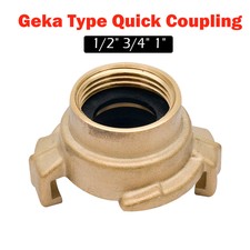 Brass Geka Type Quick Connect Water Fittings & Claw Couplings Tap Connectors PS