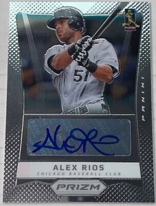 2012 Panini Prizm Autographs #AR Alex Rios Auto Chicago White Sox