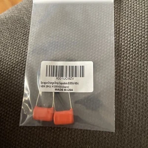 2x Guitar Bass Sprague 225P Orange Drop Capacitor .033uF 400v Tone Caps - Picture 1 of 3