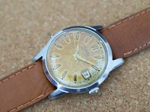 De colección Para Hombre Doxa Automático Todo Original Tornillo Trasero Estuche Movimiento Bidynator Raro - Imagen 1 de 12