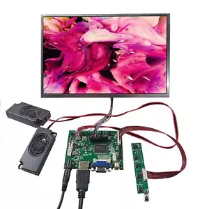 HD VGA AV LCD Controller Board With 10.1inch 1280x800 IPS LCD Screen - Afbeelding 1 van 4