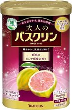 Earth Japan OTONA NO BATHCLIN Premium Pink Lemon Bath Salt 600g
