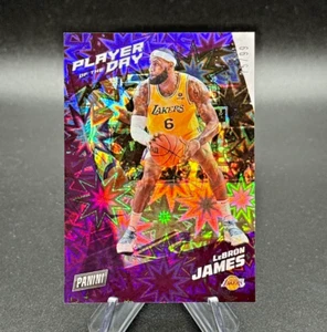 LeBron James 2021-22 Panini Player of the Day KABOOM! /99 Los Angeles Lakers SSP - Picture 1 of 11