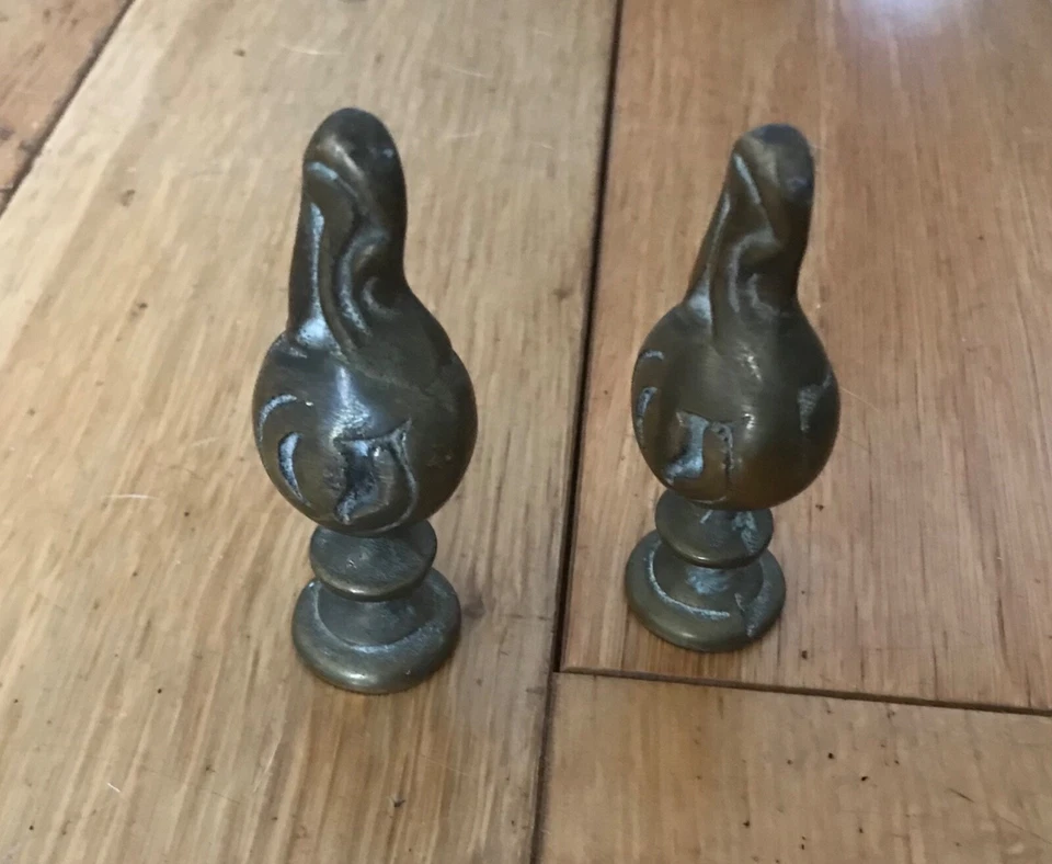 Antique Flame Finial  Reclaimed Old Original H4 - Image 1 of 4
