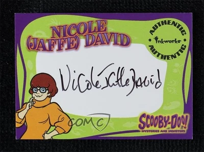 2003 Scooby-Doo! Mysteries and Monsters Nicole (Jaffe) David Velma #A5 Auto 2s2 - Image 1 of 3
