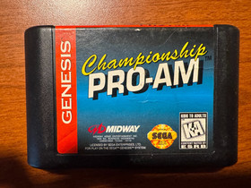 Championship Pro-Am (Sega Genesis, 1992) Tested Works Well