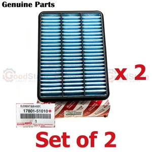 Genuine LandCruiser 79 Series VDJ 1VD 4.5 Diesel V8 Engine Air Filter Set x2 - Picture 1 of 3