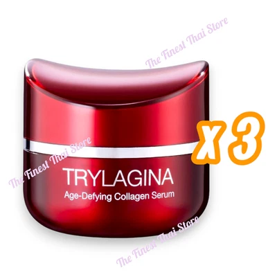 Trylagina Age-Defying Collagen Serum 12X Aging Wrinkle 30g bundle of 3 pieces - Image 1 of 4