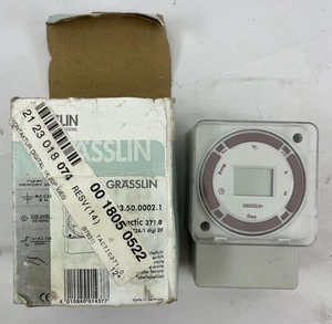 Grässlin MIL72A/1-DIGI20 Digital Timer 230V 20 Memory 220-240V DIN Rail New - Picture 1 of 10