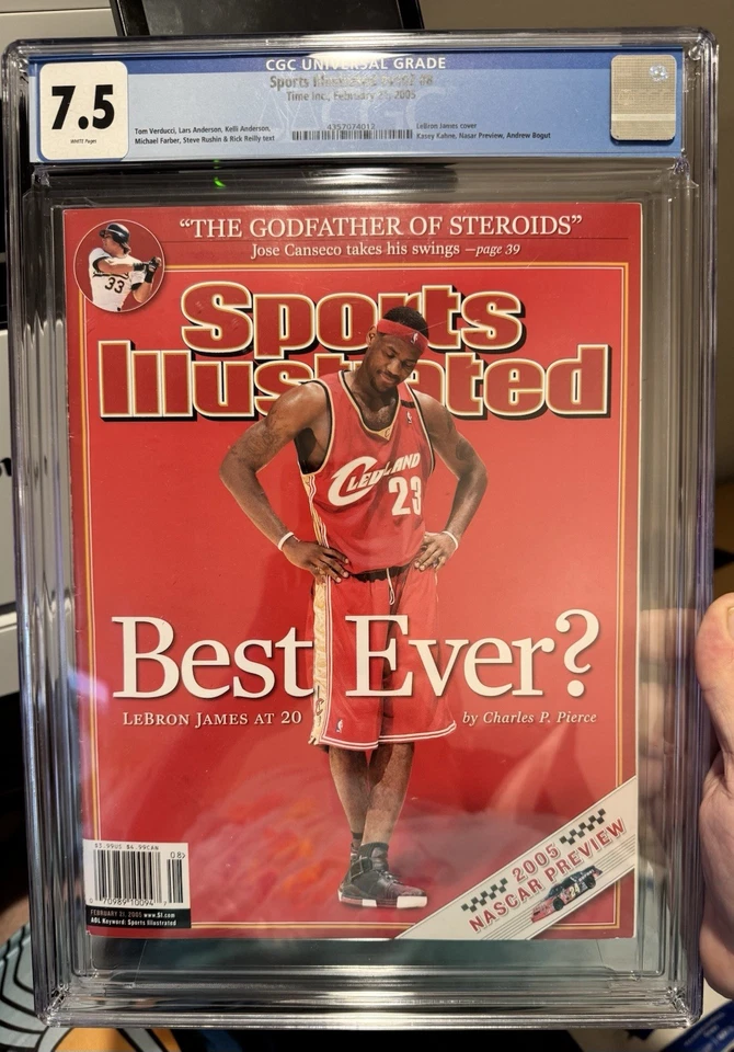 Sports Illustrated #v102#8. ¿Lo mejor de todos? Funda Lebron 21/02/2005. Quiosco CGC 9.2 Foto 1 de 1