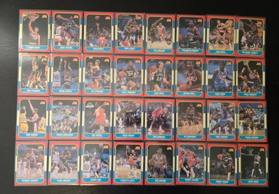 Lote de 47 Diferentes 1986-87 Fleer Baloncesto Alto Grado EX-NM-MT con Novatos! Foto 1 de 4