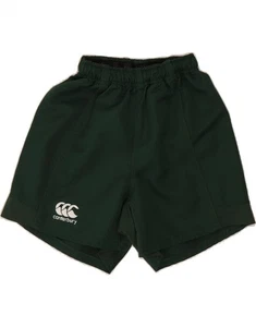 CANTERBURY Boys Sport Shorts 4-5 Years XS Green CI18 - Picture 1 of 3